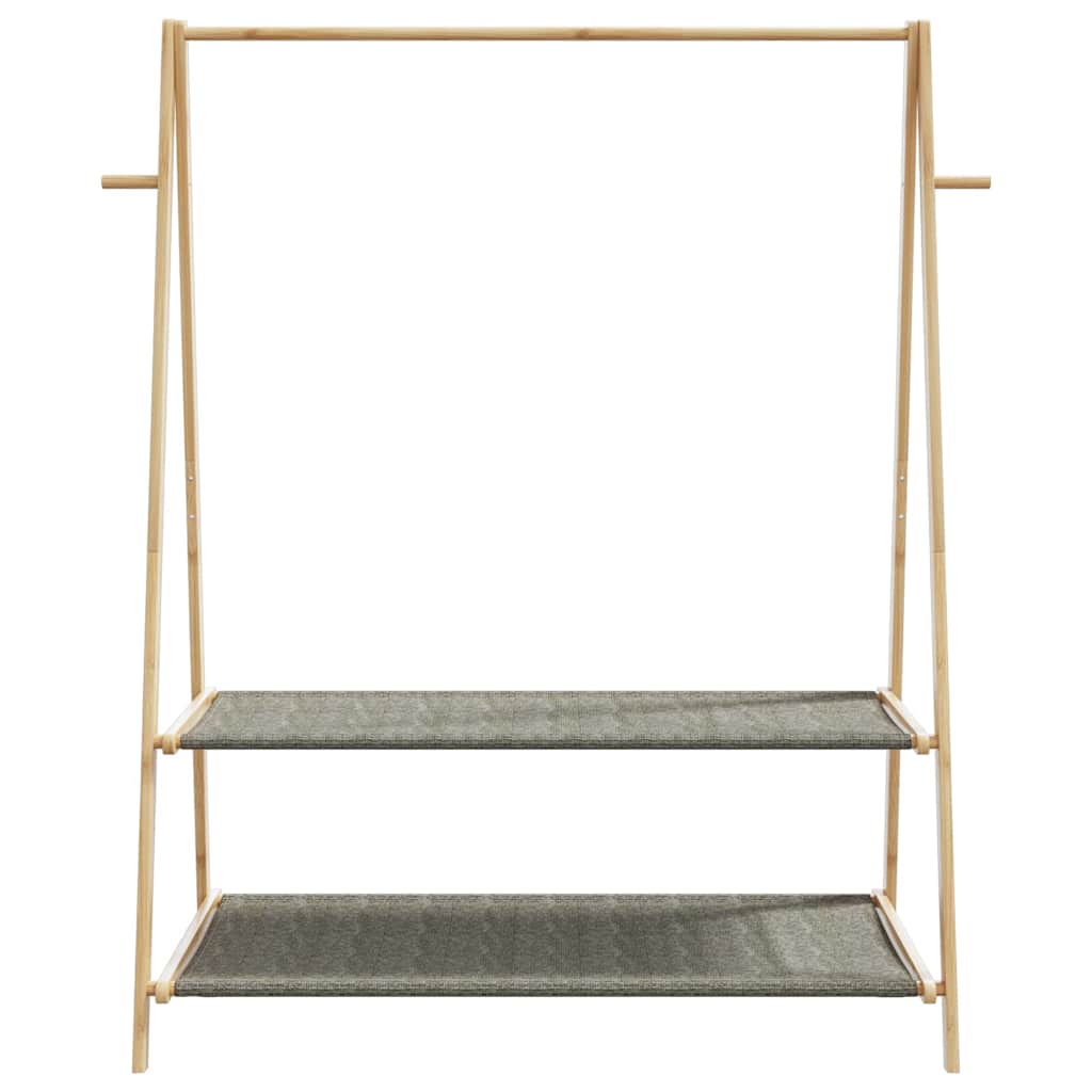 Portant avec étagères 132x45,5x150,5 cm Bambou