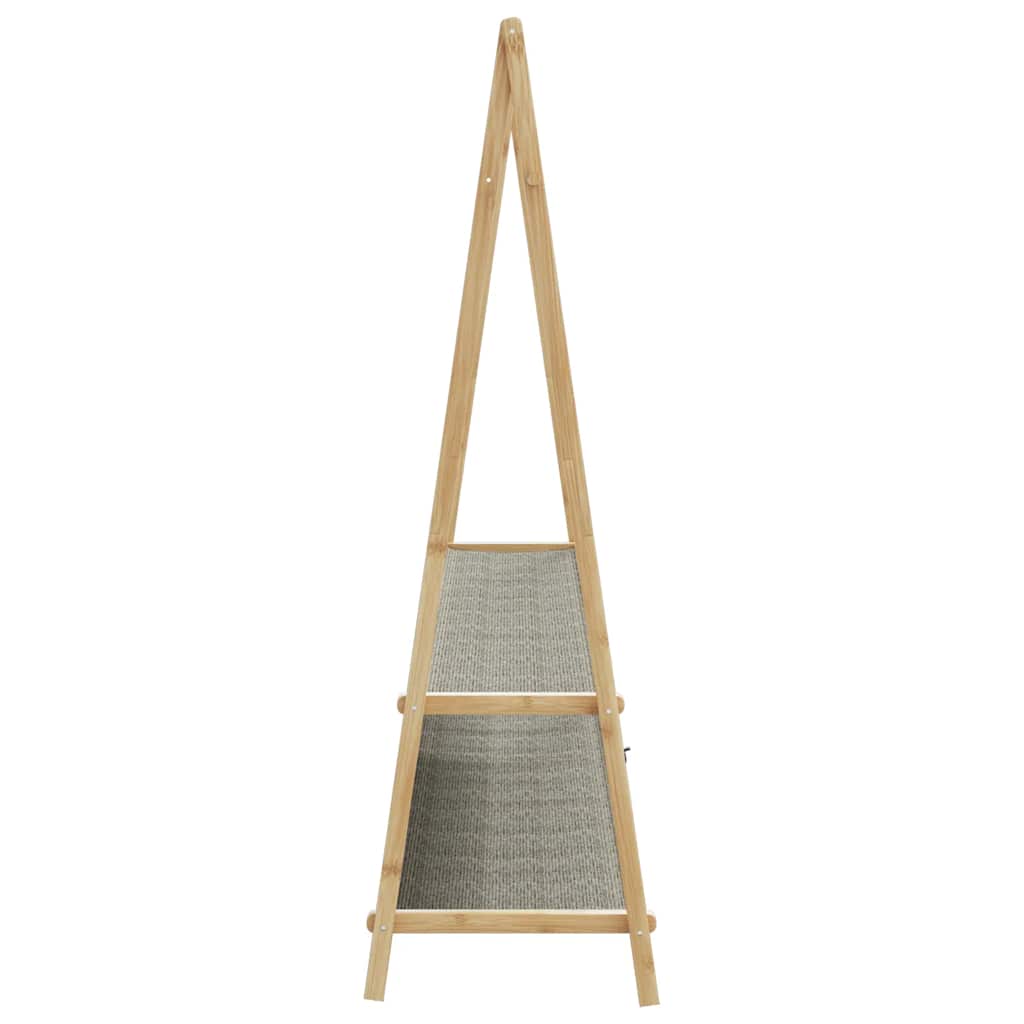 Portant avec étagères 132x45,5x150,5 cm Bambou