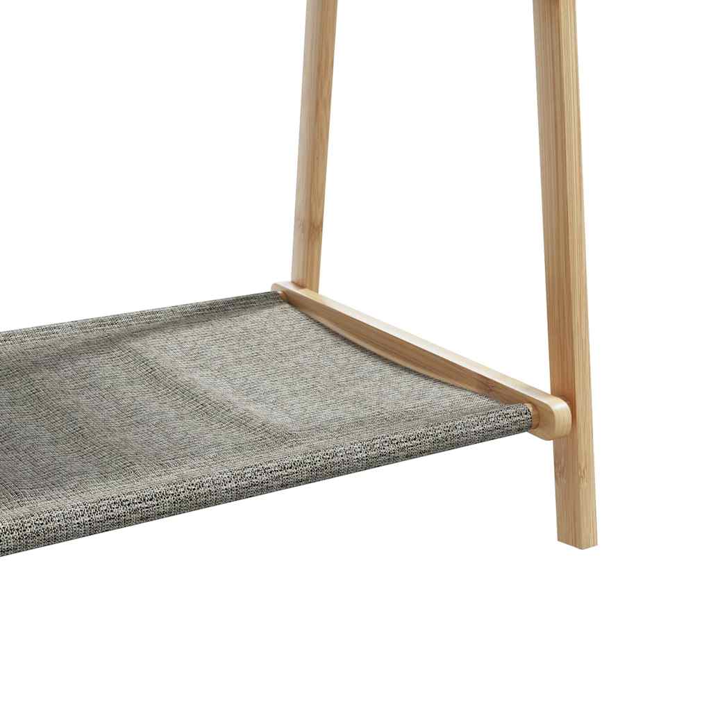 Portant avec étagères 132x45,5x150,5 cm Bambou