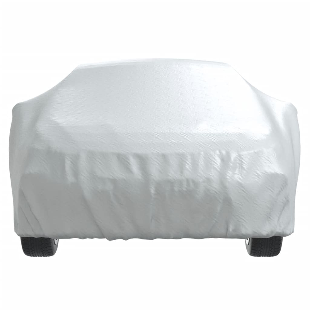 Housse de voiture pour berline avec sangles à boucles, argent intégral, taille XL