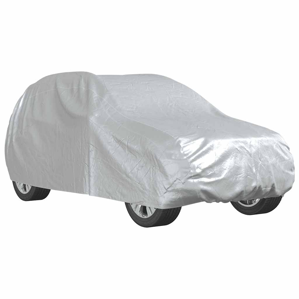 Car Cover for SUV with Buckle Strap Full Silver M