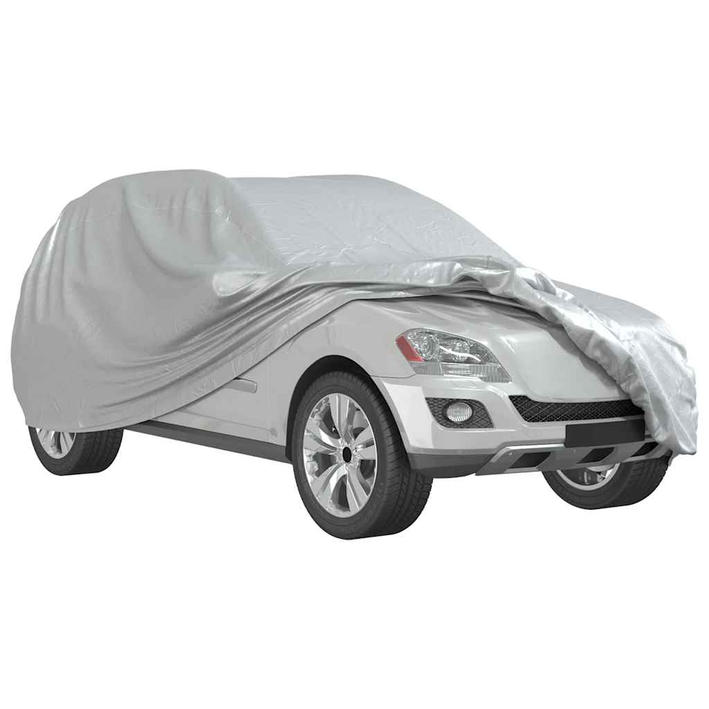 Car Cover for SUV with Buckle Strap Full Silver M