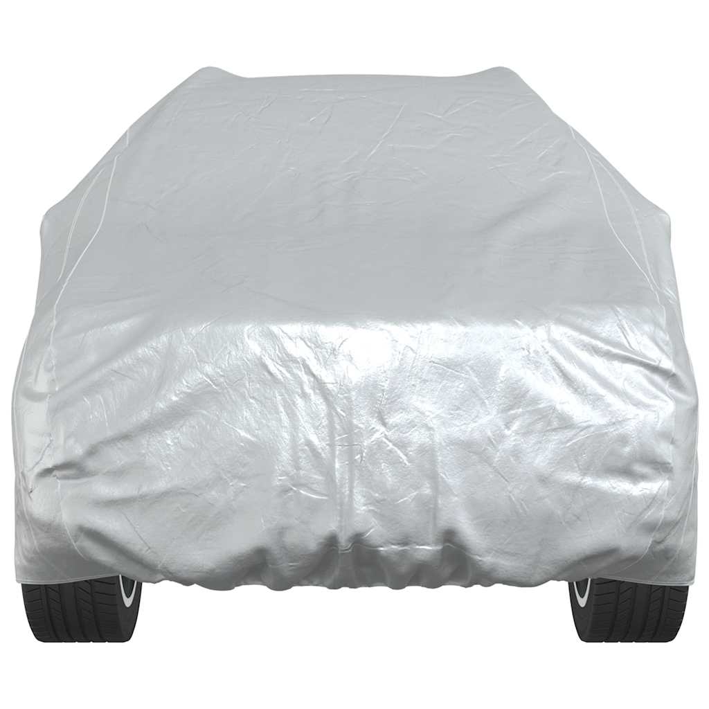 Car Cover for SUV with Buckle Strap Full Silver M