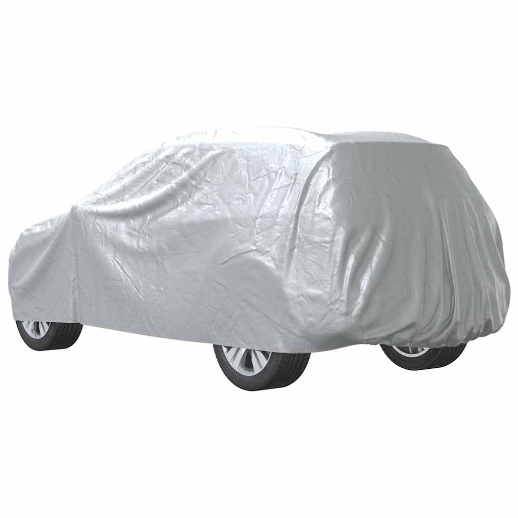 Car Cover for SUV with Buckle Strap Full Silver M