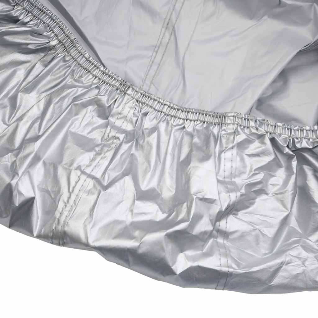Car Cover for SUV with Buckle Strap Full Silver M
