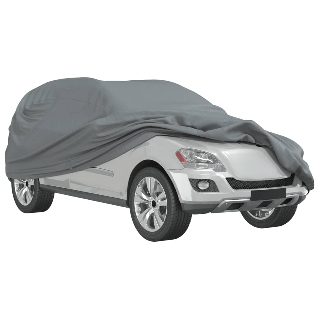 Housse de voiture pour SUV complète grise L tissu non tissé
