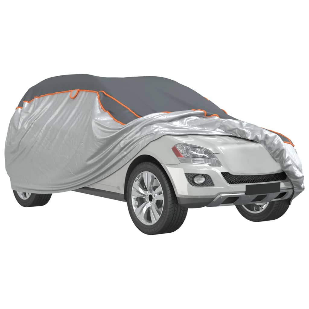 Car cover for SUV hail protection full XL grey & silver