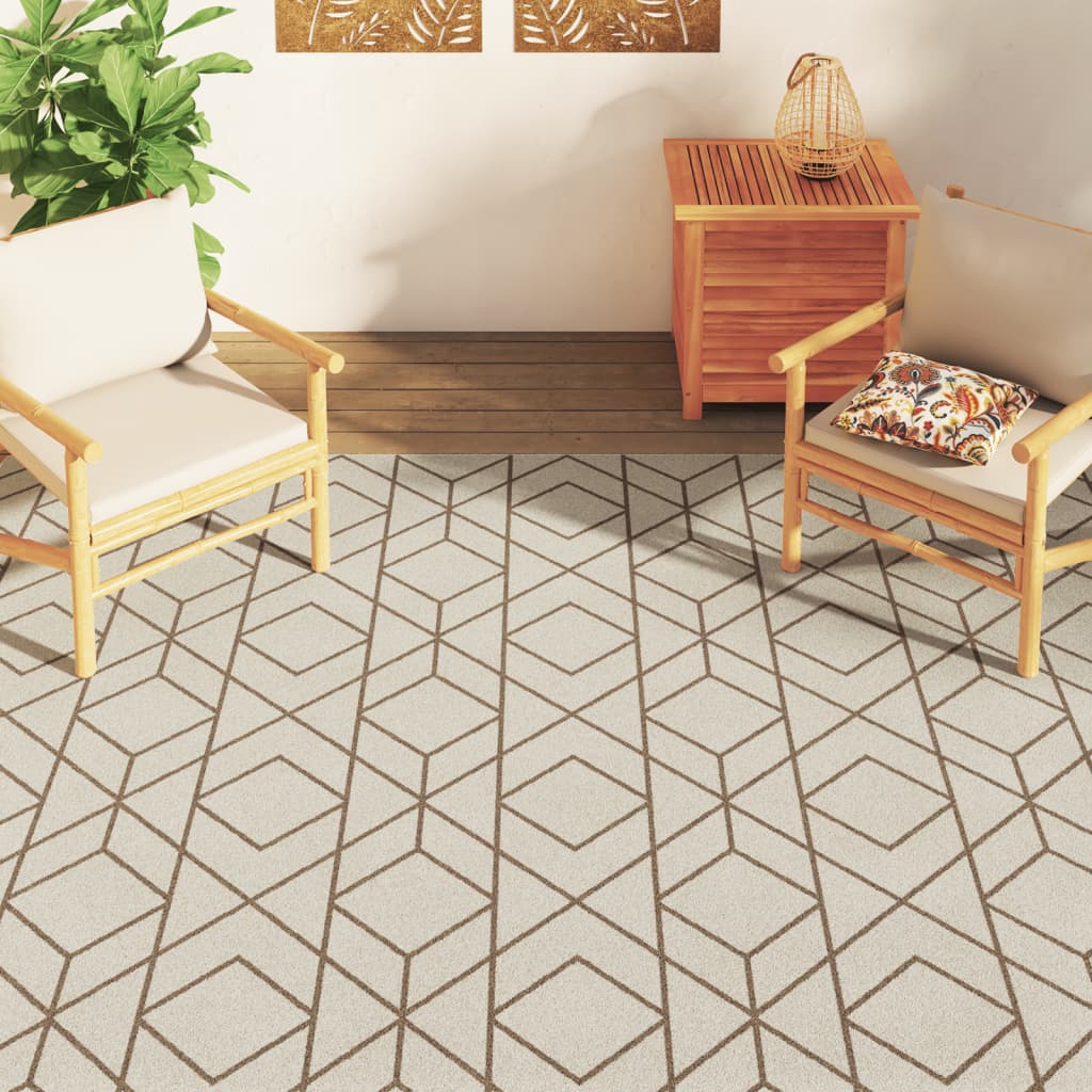 Teppich Kurzflor Mehrfarbig 190x300 cm Rutschfest