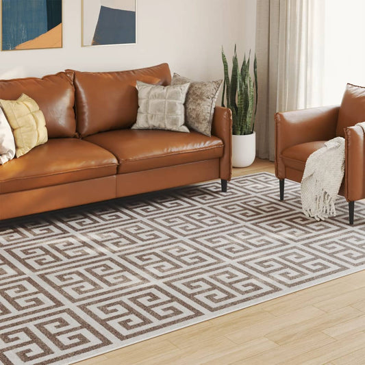Short Pile Multi-colored Rug 190x300 cm Non-slip