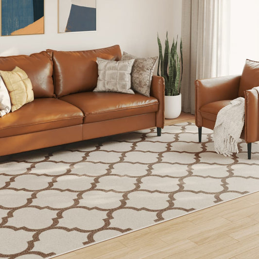 Short Pile Multi-colored Rug 190x300 cm Non-slip