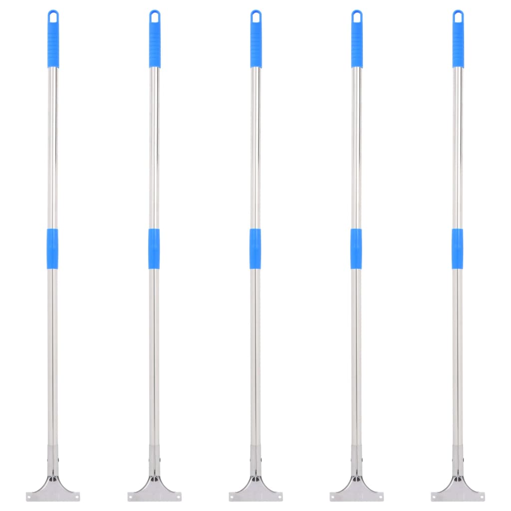 Floor squeegee handles 5 pcs. 119.5 cm steel and plastic