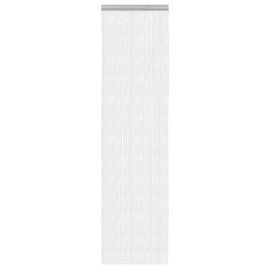 Rideau de porte à chaînes 56x186 cm aluminium