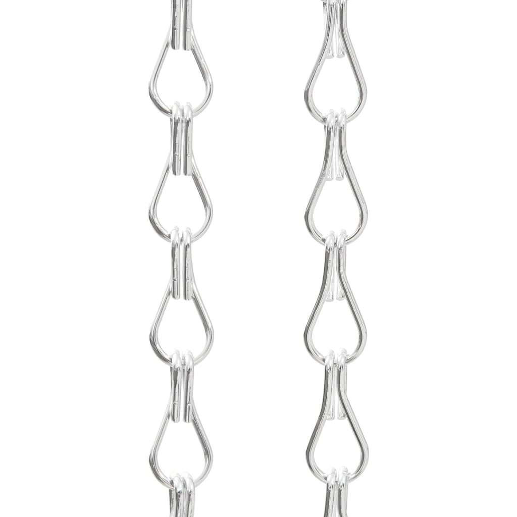 Rideau de porte à chaînes 56x186 cm aluminium