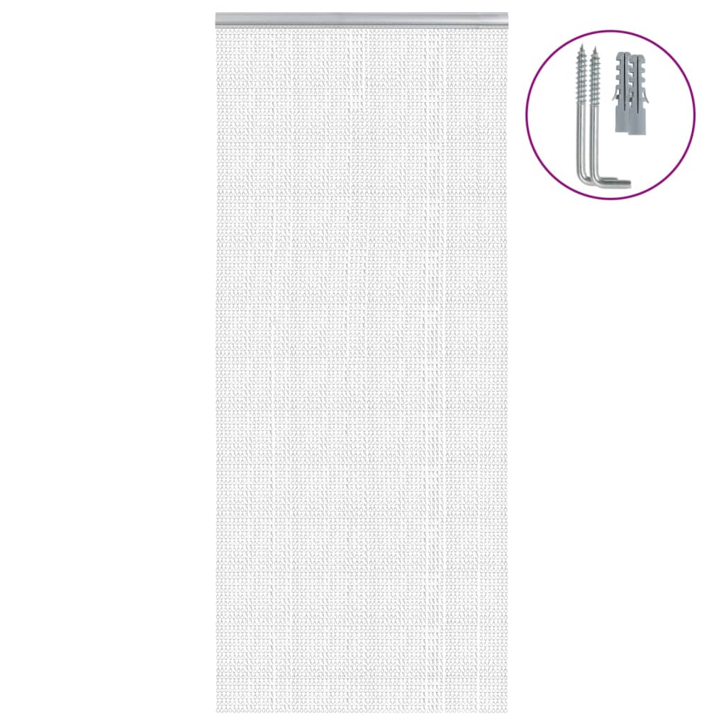 Chain door curtain 90x200 cm aluminum