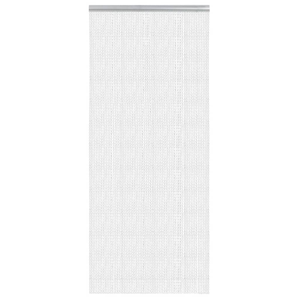 Rideau de porte en chaînes 90x212 cm Aluminium