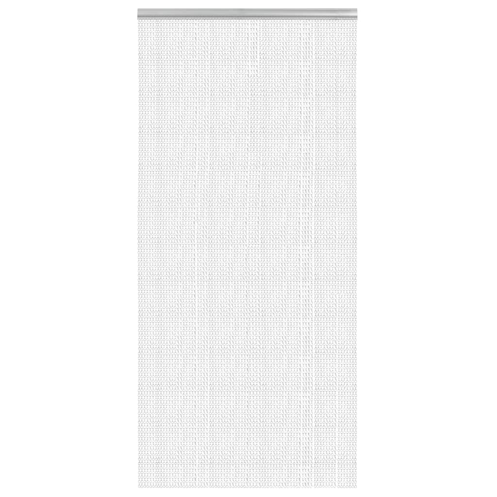 Rideau de porte à chaînes 100x226 cm Aluminium