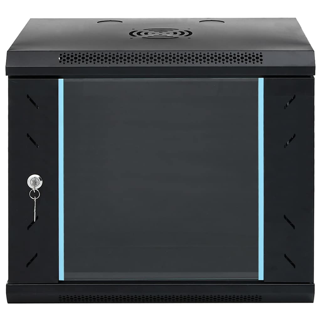9HE Wandmontierter Netzwerkschrank 19" IP20 53x40x45 cm