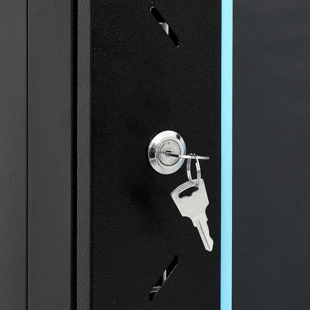 15HE Netzwerkschrank mit Schwenkfüßen 19" IP20 60x45x86 cm