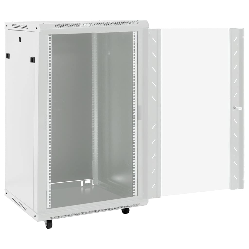 Armoire réseau 18U sur roulettes 19" IP20 60x60x100 cm