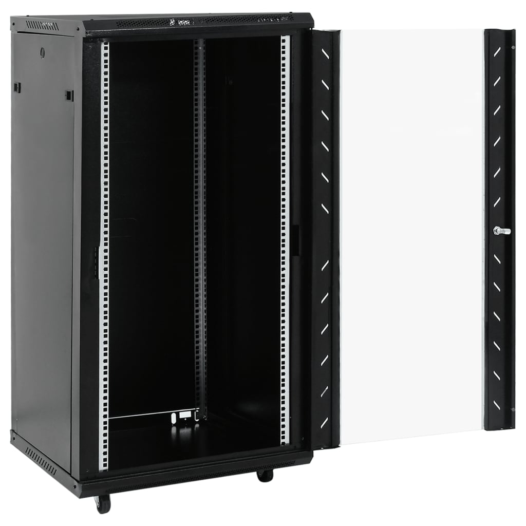 22HE Netzwerkschrank mit Schwenkfüßen 19" IP20 60x60x120 cm