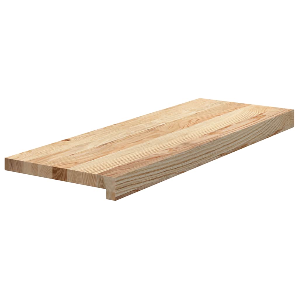 Treppenstufen 8 Stk. Unbehandelt 70x30x2 cm Massivholz Eiche