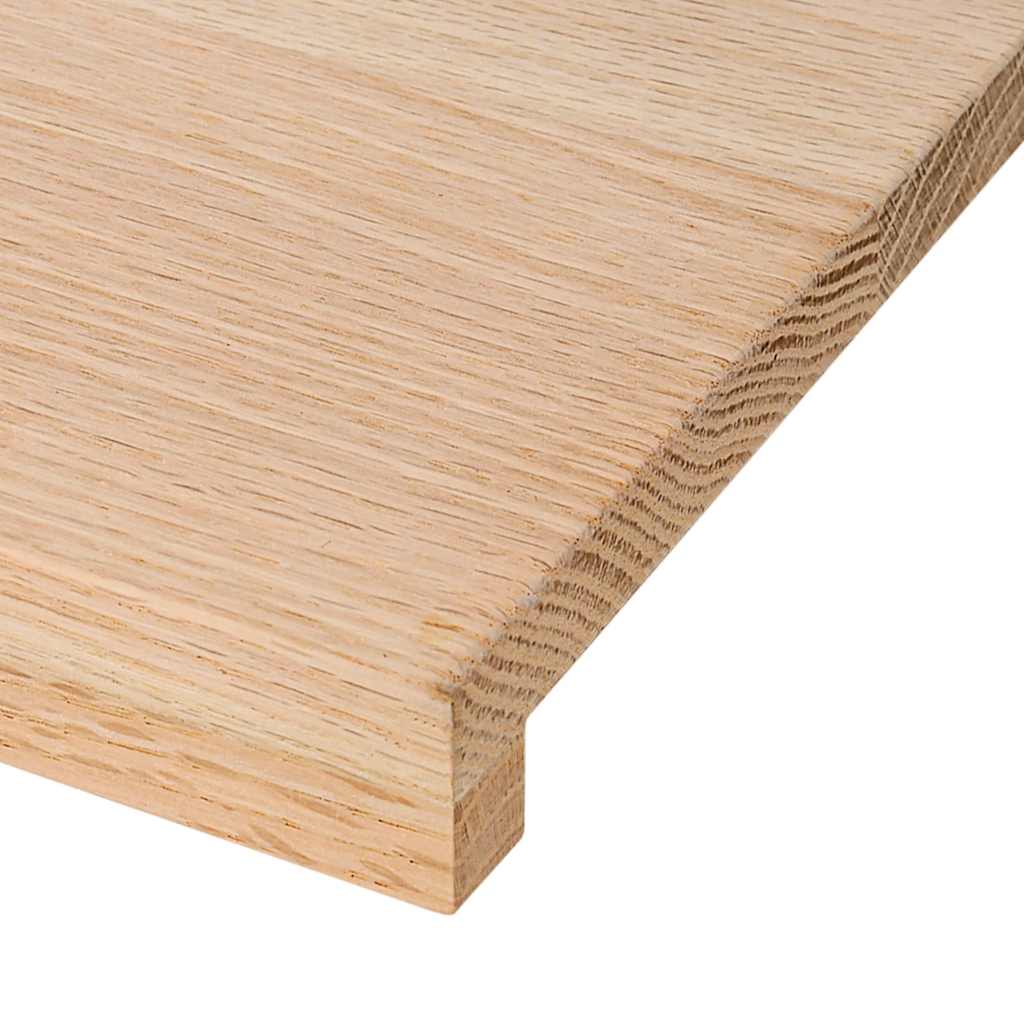 Treppenstufen 8 Stk. Unbehandelt 70x30x2 cm Massivholz Eiche