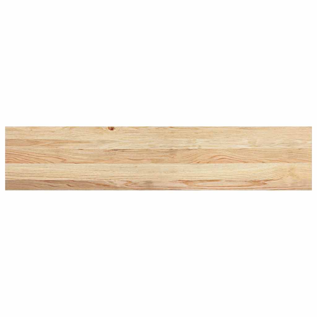 Marches d'escalier 8 p. Non traité 120x30x2 cm Bois massif chêne