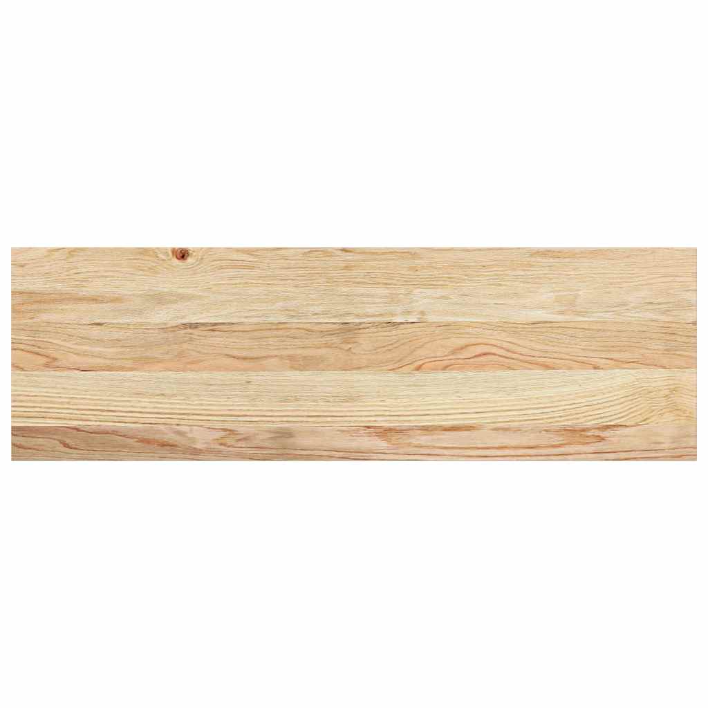 Stair treads 12 pcs. Untreated 80x25x2 cm Solid oak