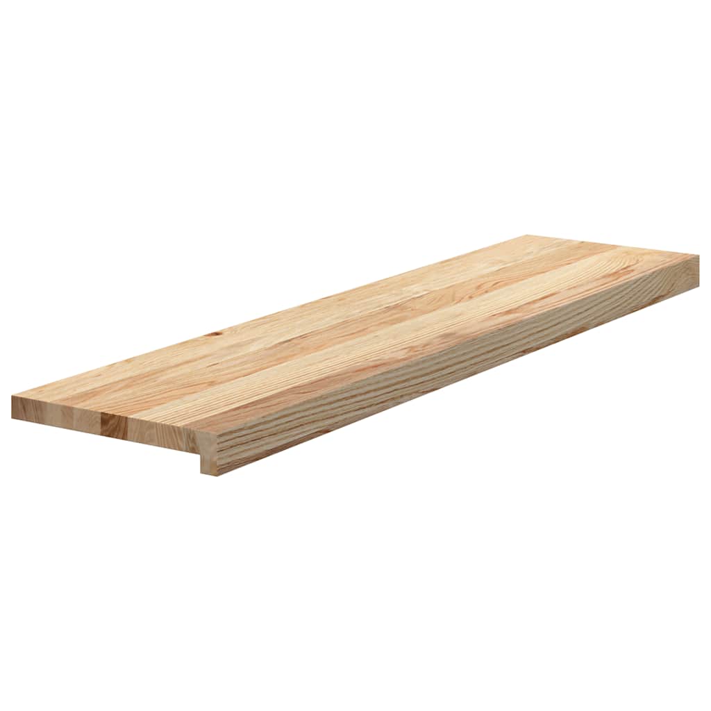 Treppenstufen 12 Stk. Unbehandelt 100x25x2 cm Massivholz Eiche