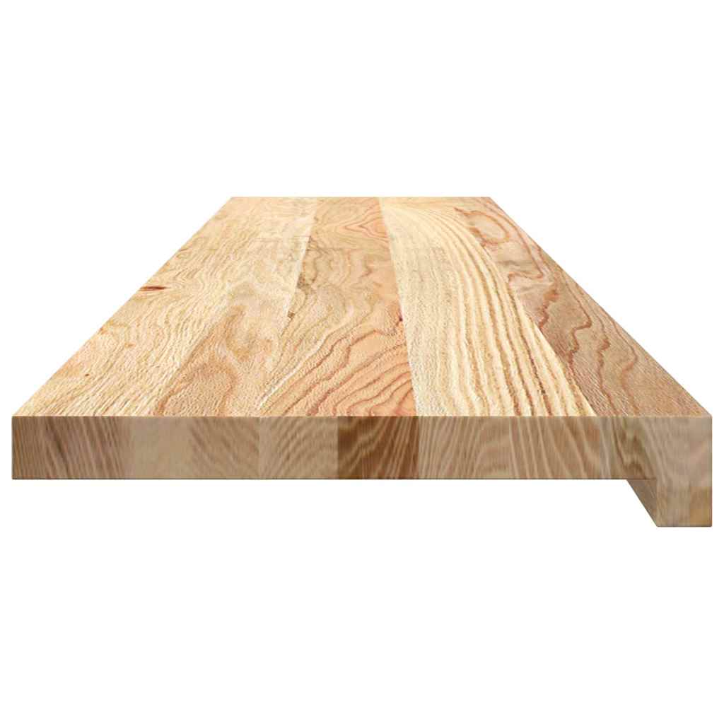 Stair treads 12 pcs. Untreated 110x30x2 cm Solid oak
