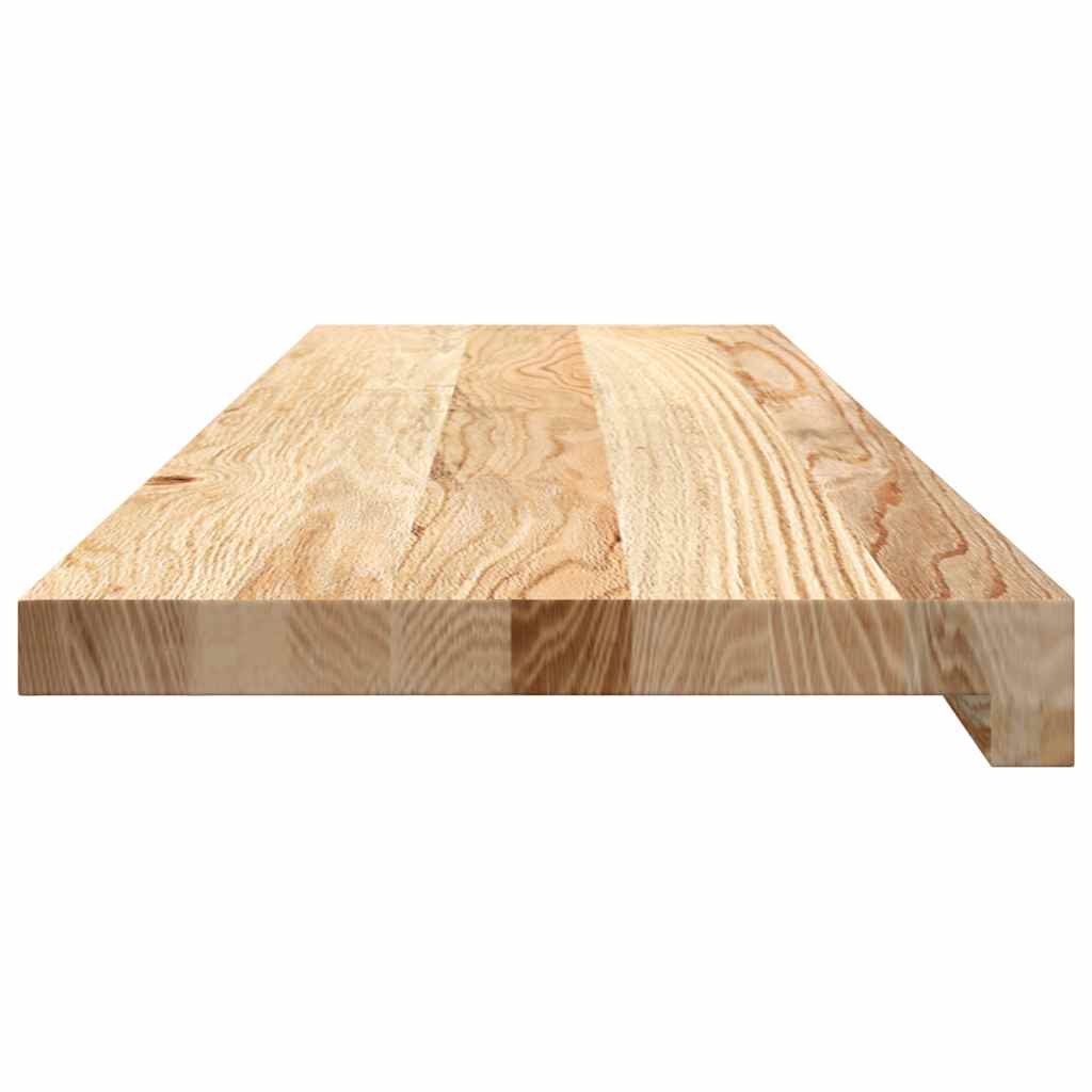 Stair treads 16 pcs. Untreated 90x25x2 cm Solid oak