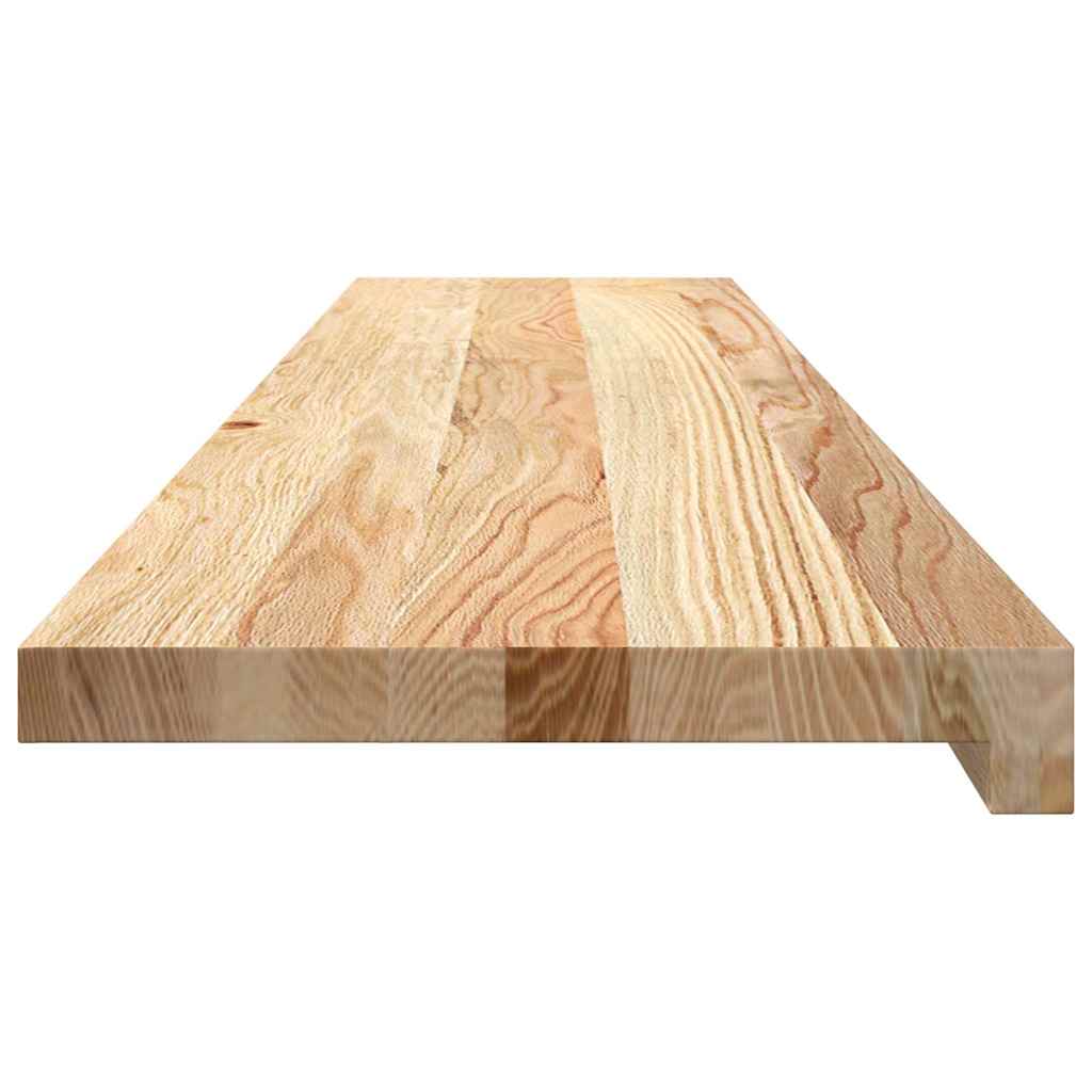 Marches d'escalier 16 pces. Non traitées 120x30x2 cm Bois massif Chêne