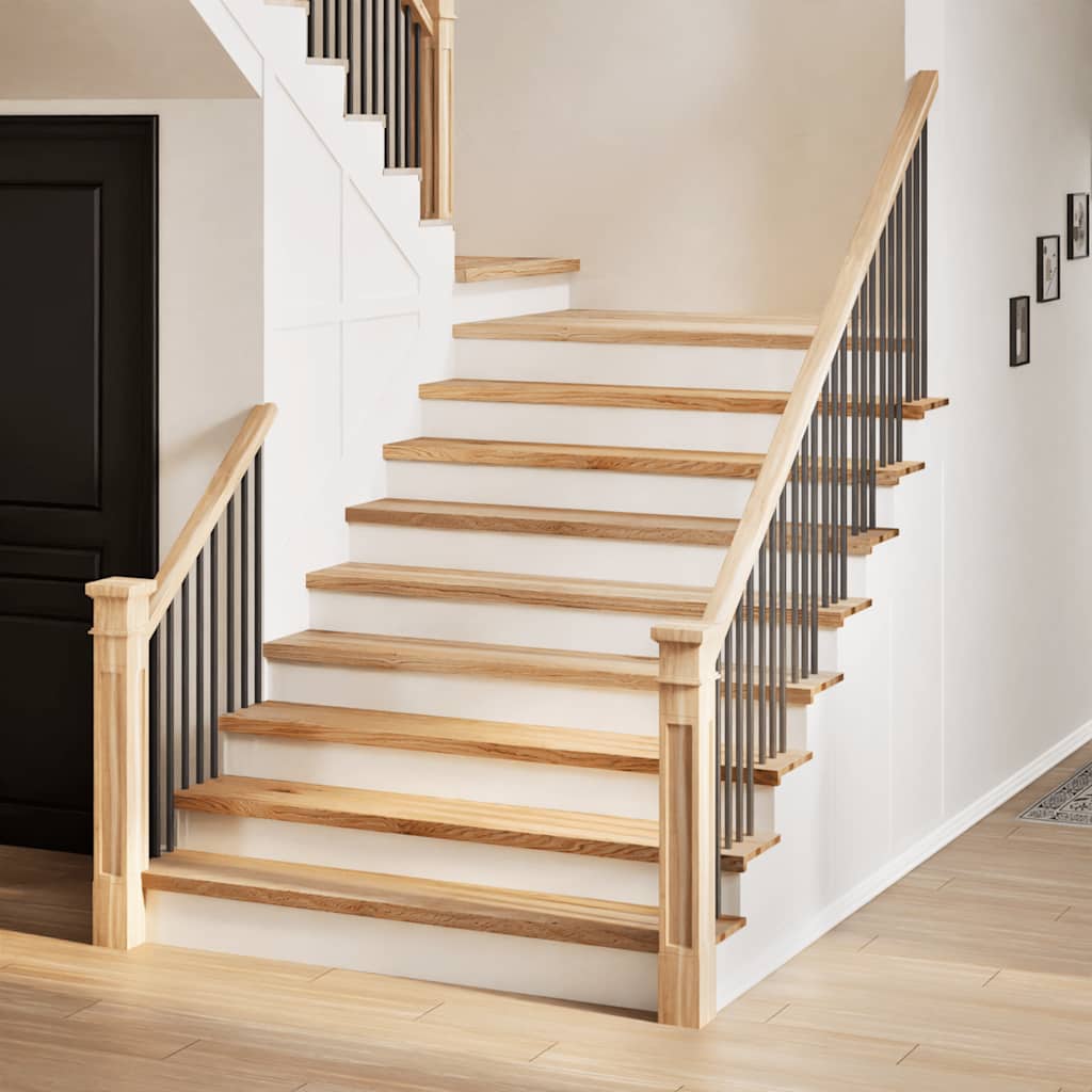 Stair treads 20 pcs. Untreated 120x25x2 cm Solid oak