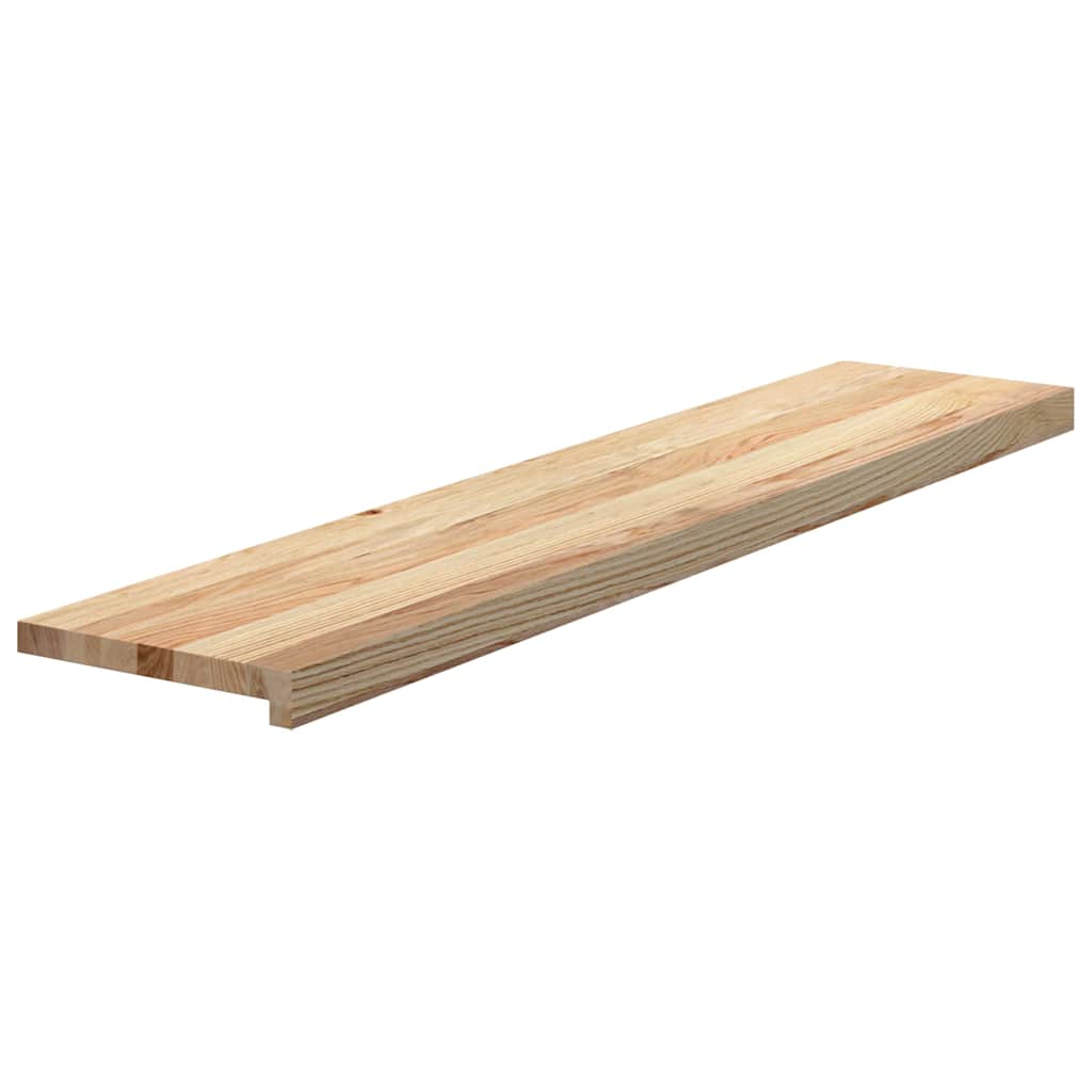 20 untreated solid oak stair treads, 120x30x2 cm