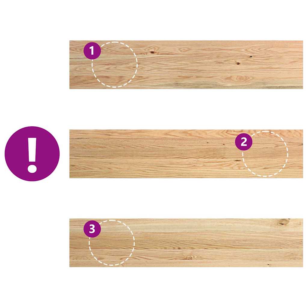 20 untreated solid oak stair treads, 120x30x2 cm