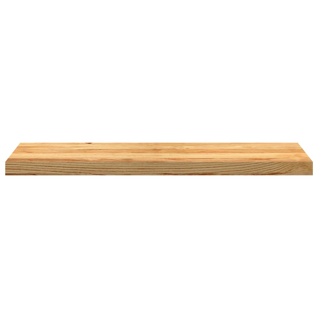 Treppenstufen 4 Stk. Hellbraun 90x30x2 cm Massivholz Eiche