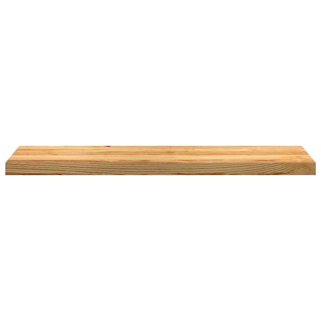 Stair treads 8 pcs. Light brown 100x25x2 cm Solid oak