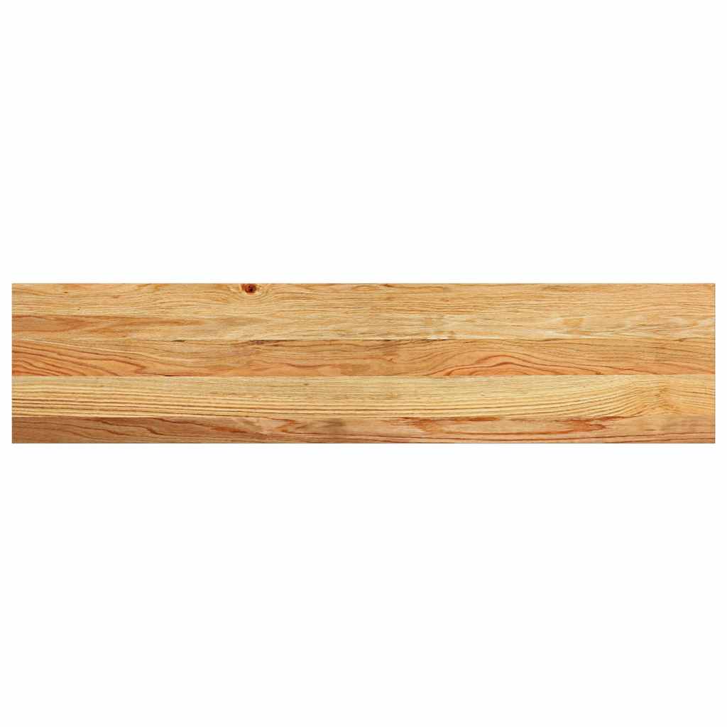 Stair Treads 8 pcs. Light Brown 110x25x2 cm Solid Oak