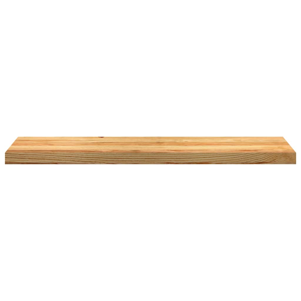 Stair treads 16 pcs. Light brown 100x30x2 cm Solid oak