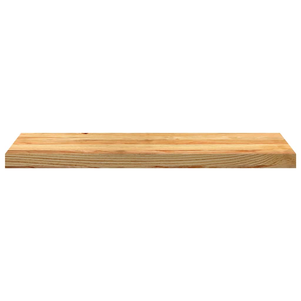 Stair treads 20 pcs. Light brown 80x25x2 cm solid oak