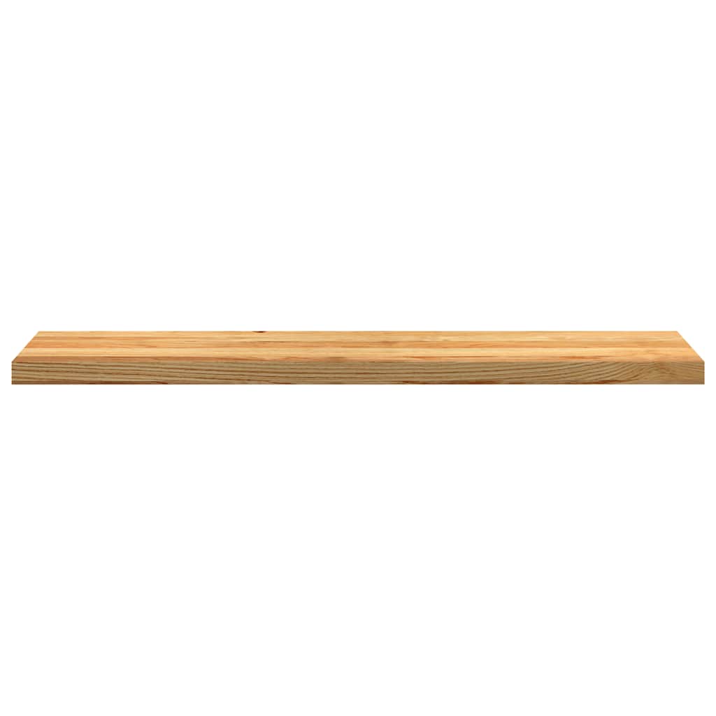 Marches d'escalier 20 pces. Chêne massif brun clair 120x25x2 cm