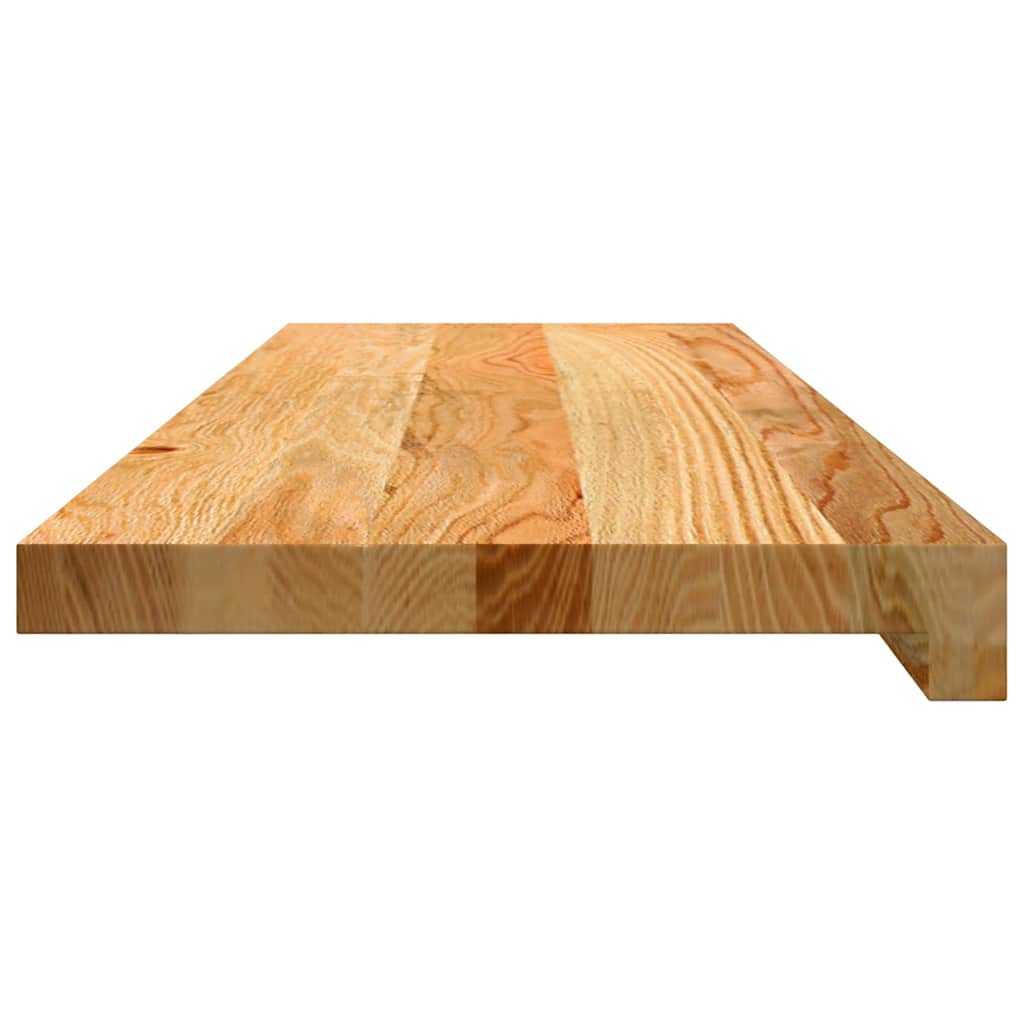 Stair Treads 20 Pcs. Light Brown 80x30x2 cm Solid Oak