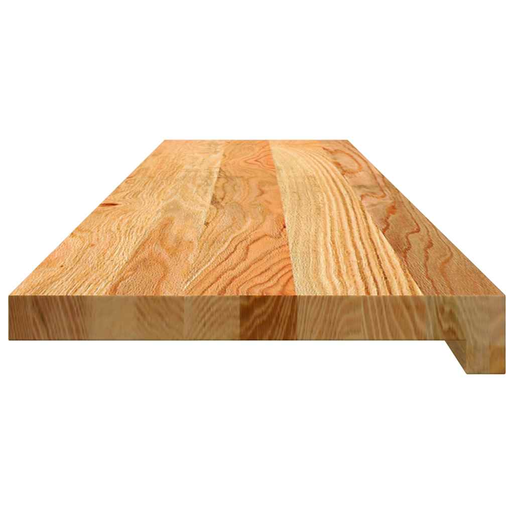 Stair Treads 20 Pcs. Light Brown 110x30x2 cm Solid Oak