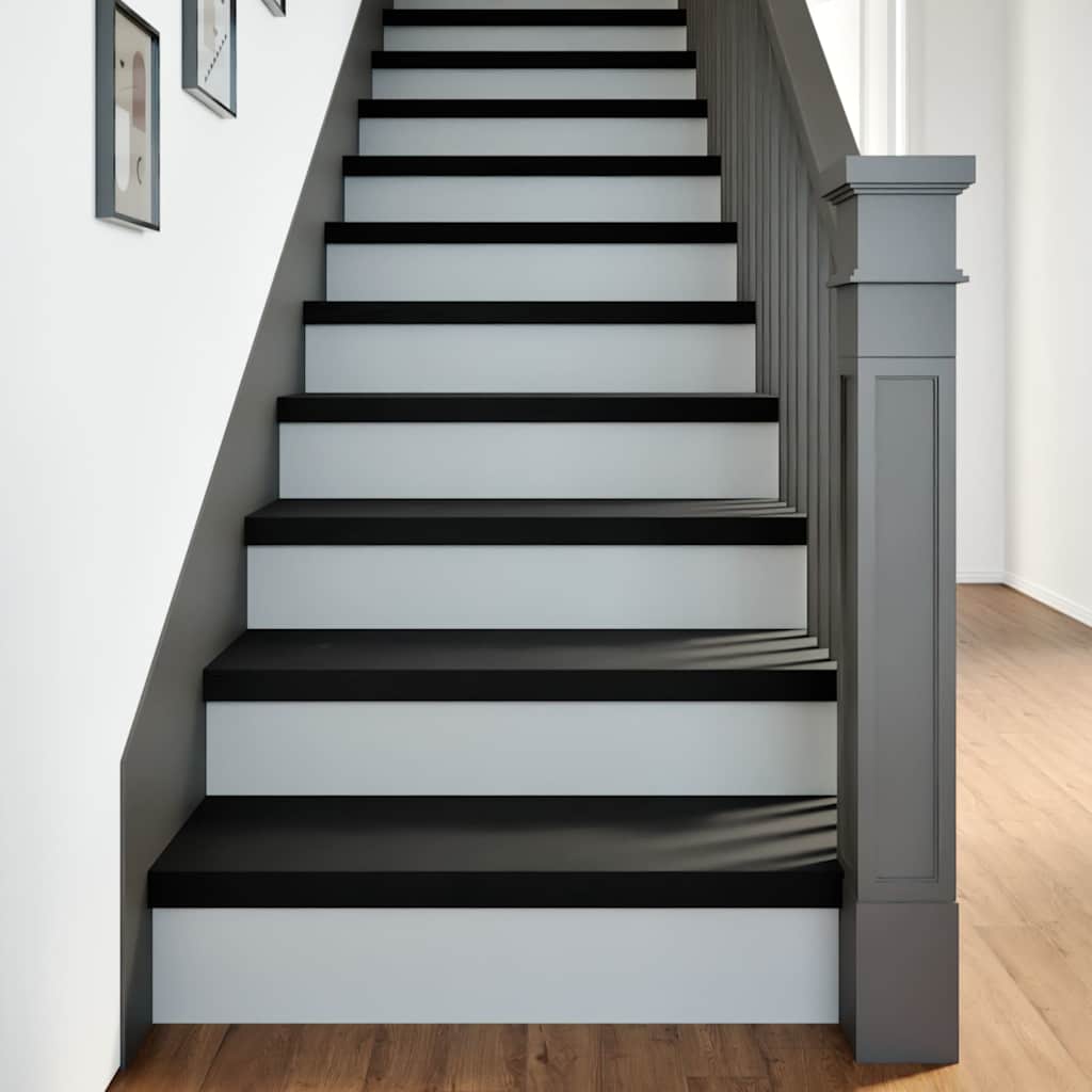 Stair treads 4 pcs. Dark brown 70x25x2 cm Solid oak