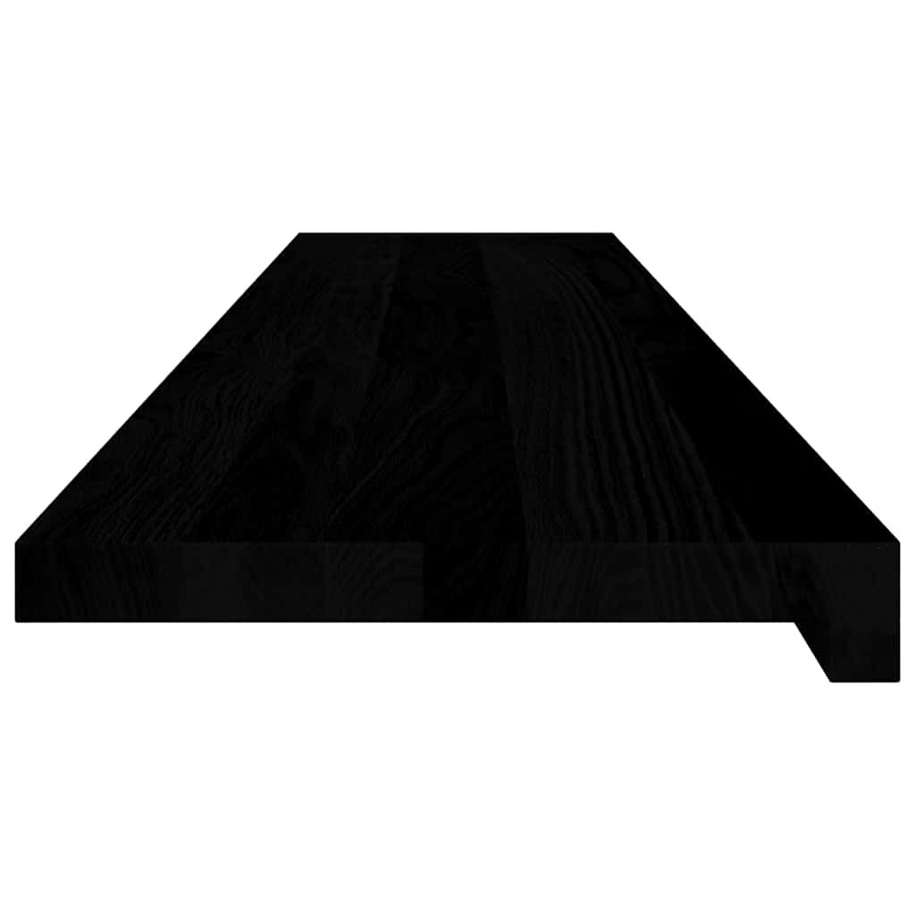 Stair Treads 4 pcs. Dark Brown 120x25x2 cm Solid Oak