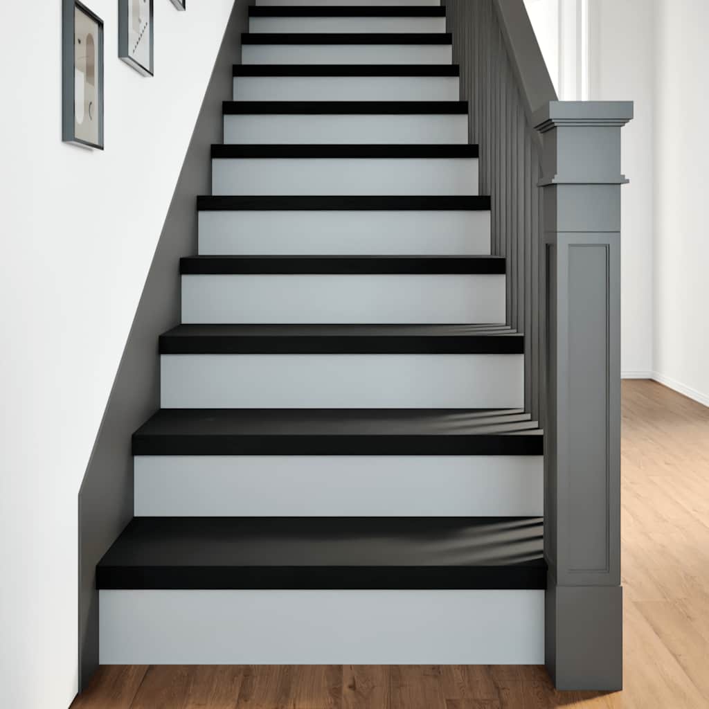 Stair treads 8 pcs. Dark brown 70x30x2 cm Solid oak