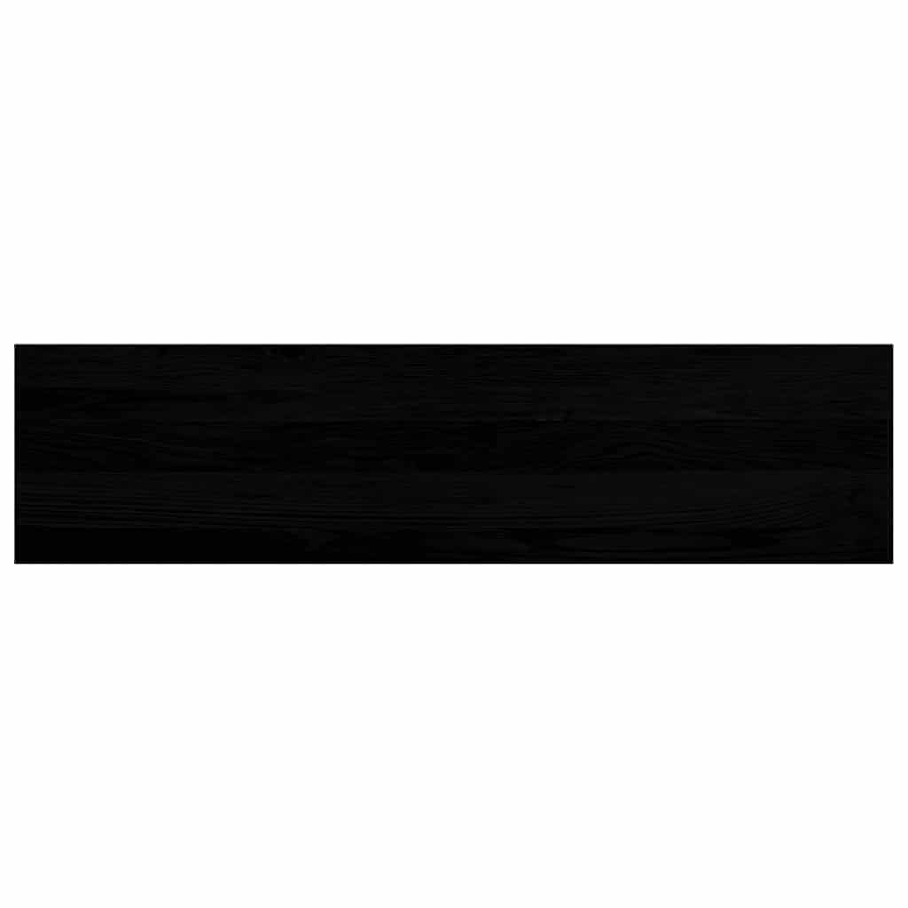 Treppenstufen 8 Stk. Dunkelbraun 100x30x2 cm Massivholz Eiche