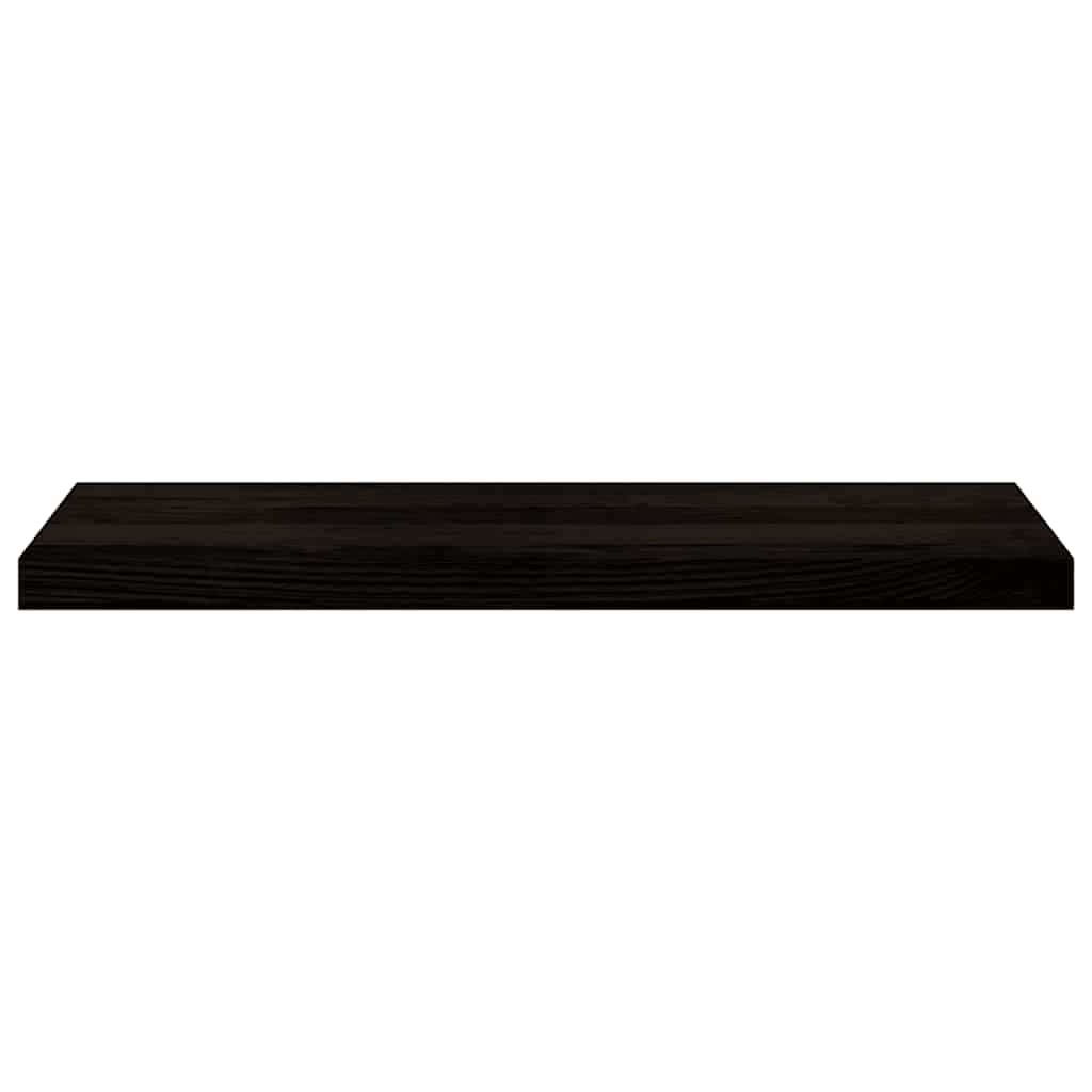 Stair treads 12 pcs. Dark brown 80x25x2 cm Solid oak