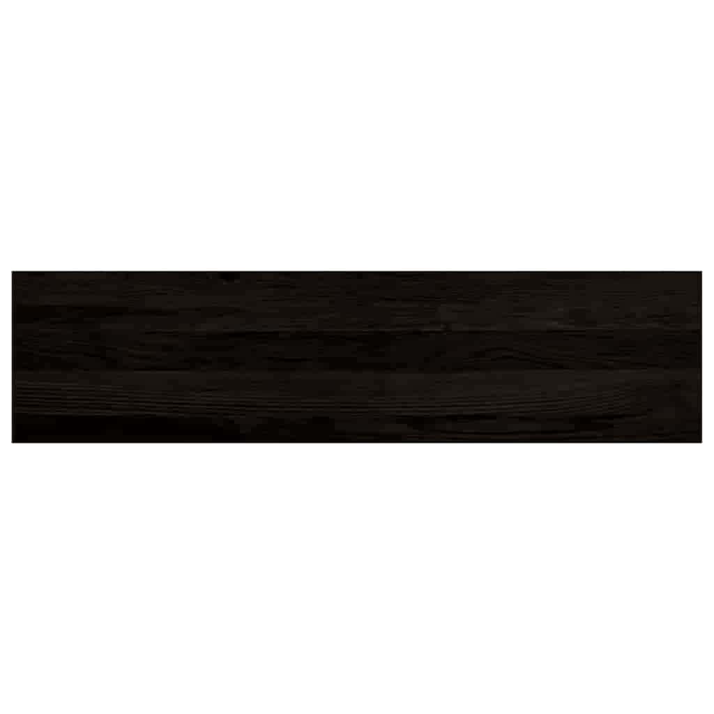Treppenstufen 12 Stk. Dunkelbraun 100x25x2 cm Massivholz Eiche