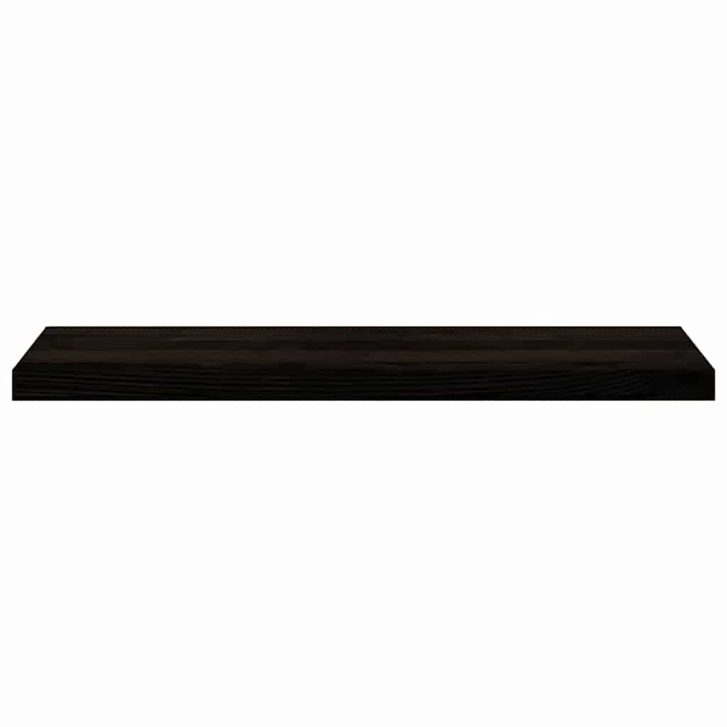 Stair treads 12 pcs. Dark brown 90x30x2 cm Solid oak wood